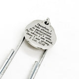 Planner Bookmark, When I Am Weak Then I Am Strong Bookmark, 2 Cor 12 10 Bookmark, Planner Paper Clip, Paper Clip Bookmark, Christian Gift