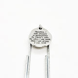 Planner Bookmark, When I Am Weak Then I Am Strong Bookmark, 2 Cor 12 10 Bookmark, Planner Paper Clip, Paper Clip Bookmark, Christian Gift