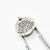 Planner Bookmark, When I Am Weak Then I Am Strong Bookmark, 2 Cor 12 10 Bookmark, Planner Paper Clip, Paper Clip Bookmark, Christian Gift