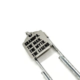 Grandpa Gift, Grandpa, The Man, The Myth, The Legend Bookmark, Pregnancy Announcement, Grandad Gift, Gift From Grandkids, Charm Bookmark