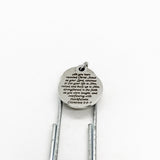 Faith Gift, Rooted In Christ, Colossians 2 6 and 7 Bookmark, Strengthened In Faith, Bible Bookmark, Paperclip Bookmark, Christian Gift