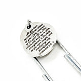 Faith Gift, Rooted In Christ, Colossians 2 6 and 7 Bookmark, Strengthened In Faith, Bible Bookmark, Paperclip Bookmark, Christian Gift