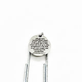 Faith Gift, Rooted In Christ, Colossians 2 6 and 7 Bookmark, Strengthened In Faith, Bible Bookmark, Paperclip Bookmark, Christian Gift