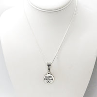 Motivating Gift, Dare Dream Do Necklace, Encouraging Gift, Dream Big Gift, Entrepreneur Gift, Sports Daughter For Her, Motivational Quote