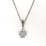Scripture Gift, Live Your Life In Christ Necklace, Colossians 2 6 and 7 Necklace, Scripture Jewelry,  Christian Gift