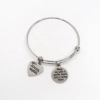 School Nurse Gift, Nurse Prayer, Bless Me With A Gentle Touch And A Caring Heart Bracelet, School Nurse Bracelet, Nurse Gift