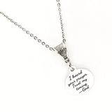 Christian Gift, I Heard Your Prayer, Trust My Timing Necklace, Message From God Gift, God Hears Your Prayer Gift, Religious Gift