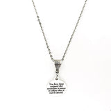 Faith Gift, Sympathy Gift, You Have Been Assigned This Mountain To Prove It Can Be Moved Necklace, Faith Necklace, Encouragement Gift