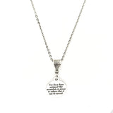 Faith Gift, Sympathy Gift, You Have Been Assigned This Mountain To Prove It Can Be Moved Necklace, Faith Necklace, Encouragement Gift