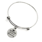 Charm Bangle, Queens Are Born In Bracelet, Queen Birth Month Bangle, Queen Gift, Stacking Bracelet, Stainless Expanding Bangle