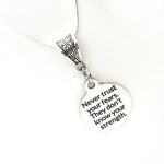 Encouragement Gift, Never Trust Your Fears They Don’t Know Your Strength Necklace, Encouraging Her, Daughter Gift, You Are Strong