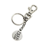 Faith Gifts, Let Your Faith Be Bigger Than Your Fear Keychain, Faith Keychain, Christian Gifts, Christian Keychain, Religious Gifts