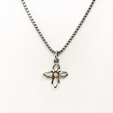 Christian Man Necklace, Mustard Seed Cross Necklace, Mustard Seed Faith Gift, Gift For Him, Son Cross Necklace, Husband Gift, Son Gift