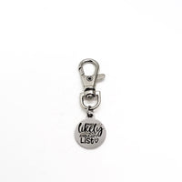 Bag Charm, Most Likely To Be On The Naughty List Keychain Charm, Son Gift, Daughter Gift, Present Charm, Back Pack Charm, Purse Charm