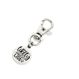 Bag Charm, Most Likely To Be On The Naughty List Keychain Charm, Son Gift, Daughter Gift, Present Charm, Back Pack Charm, Purse Charm