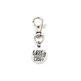 Bag Charm, Most Likely To Be On The Naughty List Keychain Charm, Son Gift, Daughter Gift, Present Charm, Back Pack Charm, Purse Charm