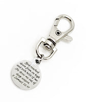 Bag Charm, God Drew Me Out Charm, 2 Samuel 22 17 Charm, Scripture Charm, Back Pack Charm, Purse Charm, Christian Gift, Faith Gift