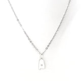 State Name Necklace, Simple State Necklace, Home State Necklace, Favorite State, My Home Is In My State, Home Is Where The Heart Is