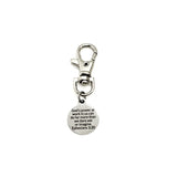 Bag Charm, God’s Power At Work In Us Charm, Faith Gift, Ephesians 3 20 Gift, Backpack Charm,  Do More Than We Ask Or Imagine, Purse Charm