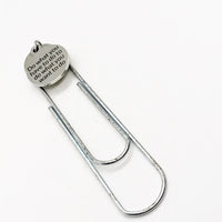 Planner Bookmark, Do What You Have To Do To Do What You Want To Do Bookmark, Motivational Gift, Planner Paper Clip, Paper Clip Bookmark