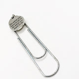 Planner Bookmark, Do What You Have To Do To Do What You Want To Do Bookmark, Motivational Gift, Planner Paper Clip, Paper Clip Bookmark