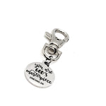 Bag Charm, You Are God’s Masterpiece Charm Gift, Daughter Gift, Ephesians 2 10 Keychain Charm, Purse Charm, Zipper Pull, Clip On Charm