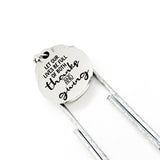 Let Our Lives Be Full Of Both Thanks And Giving Bookmark, Thanksgiving Bookmark, Thankful Gift, Charm Bookmark, Giving Thanks