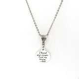 Christian Gift, I Heard Your Prayer, Trust My Timing Necklace, Message From God Gift, God Hears Your Prayer Gift, Religious Gift