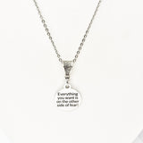 Faith Gift, Sympathy Gift, You Have Been Assigned This Mountain To Prove It Can Be Moved Necklace, Faith Necklace, Encouragement Gift