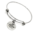 Faith Gift, His Mercy Rescues Me Bracelet, Gods Mercy Rescues Me, Charm Bracelet, Faith Jewelry, Christian Gift, Faith Charm