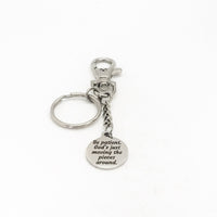 Patience Gift, Be Patient, God’s Just Moving the Pieces Around Keychain, God’s Plan Gift, Encouragement Gift, Motivational Quote