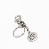 Scripture Gift, Whatever Is Lovely Think On These Things, Philippians 4 8 Charm, Scripture Keychain, Bible Verse Gift, Bible Verse Keychain