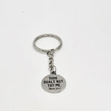 Mom Gift, Thou Shalt Not Try Me Keychain, Mom Keychain, Mom 24 7, Moms Group Gift, Gift For Wife, Mothers Day Gift, Mom Birthday Gift