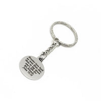 Faith Keychain, Greater Love Hath No Man Keychain, Lay Down His Life For His Friends, Police Officer Gift, Military Gift, John 15 13 Charm
