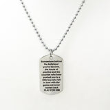 Encouragement Gift For Him, Play For Him Necklace, Ballplayer Gift, Baseball Player, Basketball Player, Motivation Gift, Football Player
