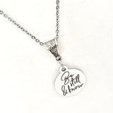 Scripture Gift, Be Still And Know, Psalm 46 10 Necklace, Know That I Am God, Christian Gift, Scripture Jewelry, Bible Verse Jewelry