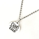 Faith Gifts, God Is Good Necklace, Christian Gift, Christian Quote, Christian Jewelry, Faith Jewelry, Faith Quote, Christian Charm