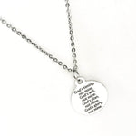 Faith Quote, God’s Timing, God’s Will, God’s Plan, God’s Glory, Note Mine, Necklace Gift, Christian Gift, Religious Gift, Daughter Gift