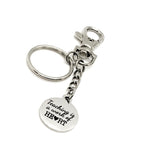 Teacher Gift, Teaching Is A Work Of Heart Keychain, Clip On Keychain, Charm Keychain, New Teacher Gift, End Of School Gift, Back To School