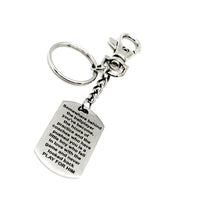 Baseball Keychain Gift, Play For Him Keychain, Son Gift, Baseball Player, Baseball Team Gift For Him, Encouraging Quote, Sports Gift