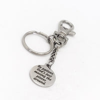 Patience Gift, Be Patient, God’s Just Moving the Pieces Around Keychain, God’s Plan Gift, Encouragement Gift, Motivational Quote