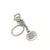 Scripture Gift, Whatever Is Lovely Think On These Things, Philippians 4 8 Charm, Scripture Keychain, Bible Verse Gift, Bible Verse Keychain