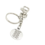 Faith Gift, God’s Timing, God’s Will, God’s Plan, God’s Glory Keychain, Keychain Gift, Christian Gift, Scripture Charm Keychain
