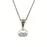 Faith Gift, The Lord’s Purpose Prevails Necklace, Bible Verse Jewelry, Faith Jewelry, Scripture Quote, Scripture Gift, Christian Jewelry
