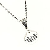 Faith Gift, The Lord’s Purpose Prevails Necklace, Bible Verse Jewelry, Faith Jewelry, Scripture Quote, Scripture Gift, Christian Jewelry