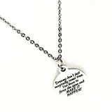 Encouraging Gift, Make It Happen Necklace, Motivational Quote, Motivating Her, Daughter Gift, Dream Big Dreams, Motivating Quote