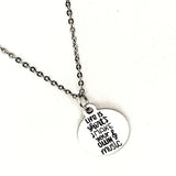 Encouraging Quote, Life Is Short Make Your Own Music Necklace, Motivational Quote, Motivate Her, Daughter Gift, Motivating Quote
