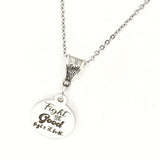 Faith Gift, Fight The Good Fight Of Faith Necklace, Christian Gift, Faith Jewelry, Christian Jewelry, Religious Gift, Religious Jewelry Gift