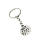 Scripture Gift, Blessed Are The Peacemakers Keychain, Matthew 5 9 Keychain, Police Officer, Charm Keychain, Christian Gift, Scripture Quote