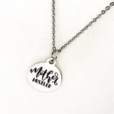 Mom Gift, Mother Hustler Necklace, Mompreneur Gift, Mom Entrepreneur Gift, Mom Side Hustle, Direct Sales Team Gift, Downline Gifts
